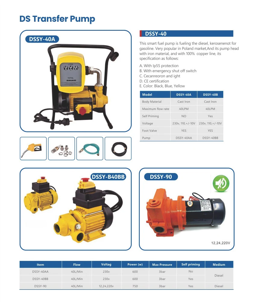 DSSY-40A DS Transfer Pump DSSY-40A DS Transfer Pump