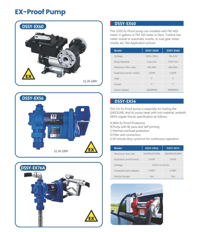 DSSY-EX60 EX-Proof Pump DSSY-EX60 EX-Proof Pump