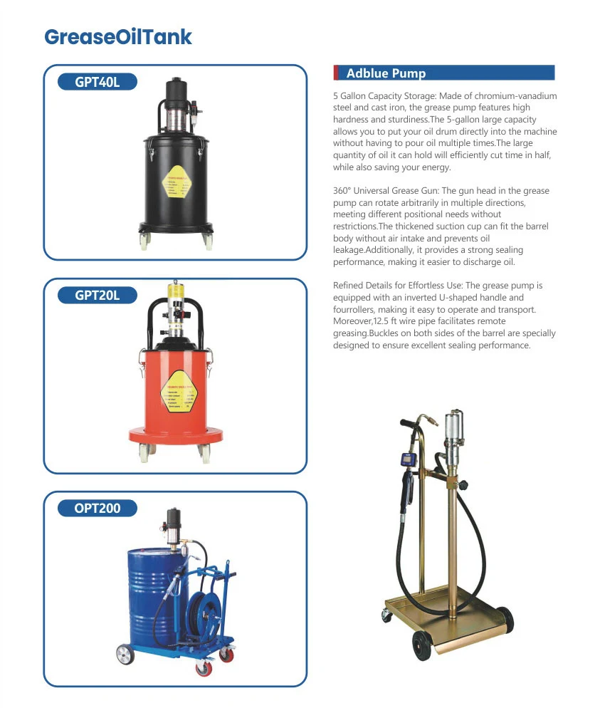 GPT Grease oil Tank GPT Grease oil Tank