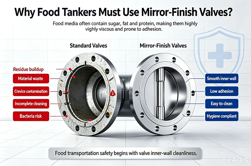 DESEINOR Food-Grade Tank Truck Valves: Safeguarding Liquid Food Transportation Safety